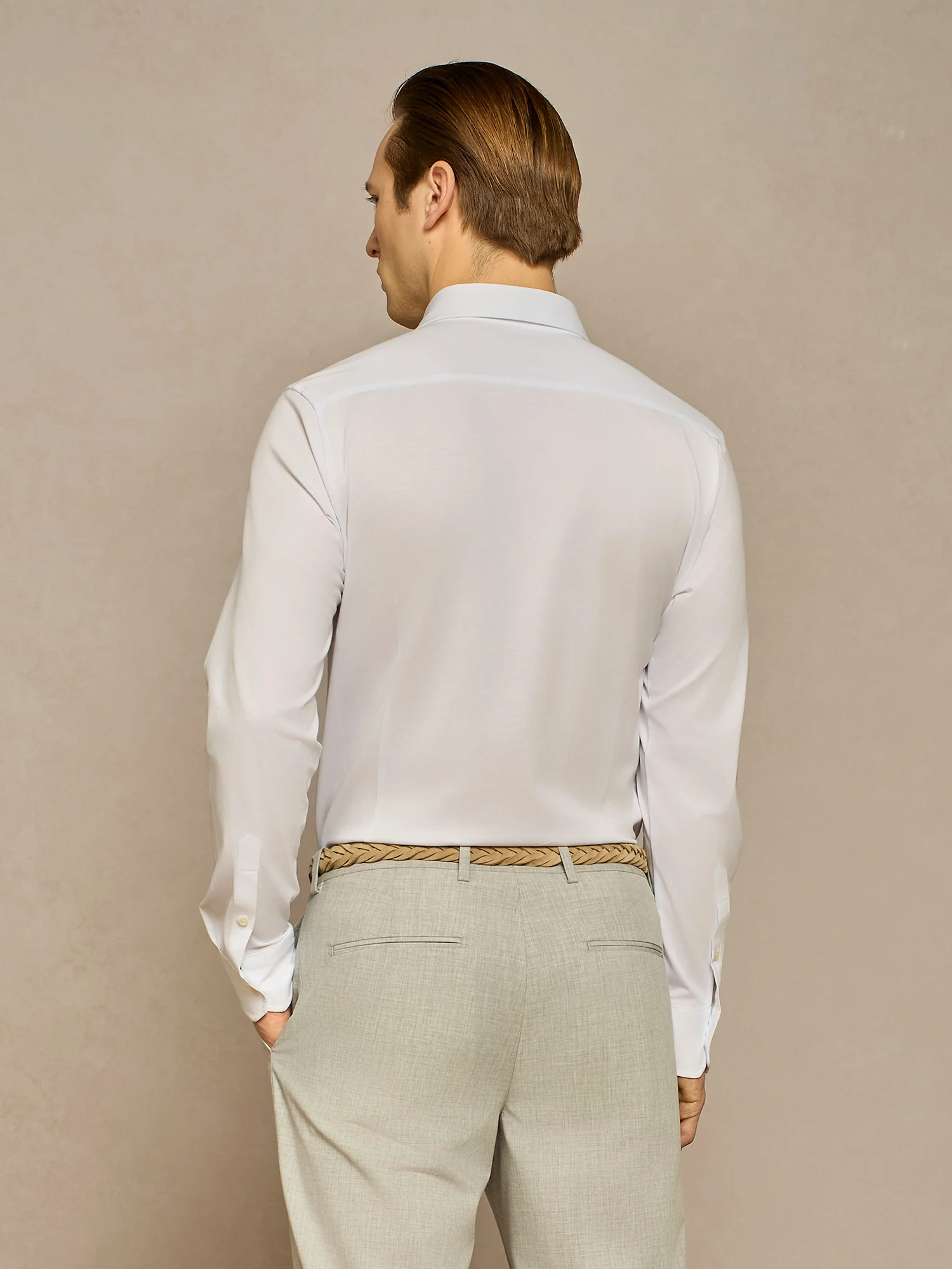 Camicia jersey bianca - Image 4