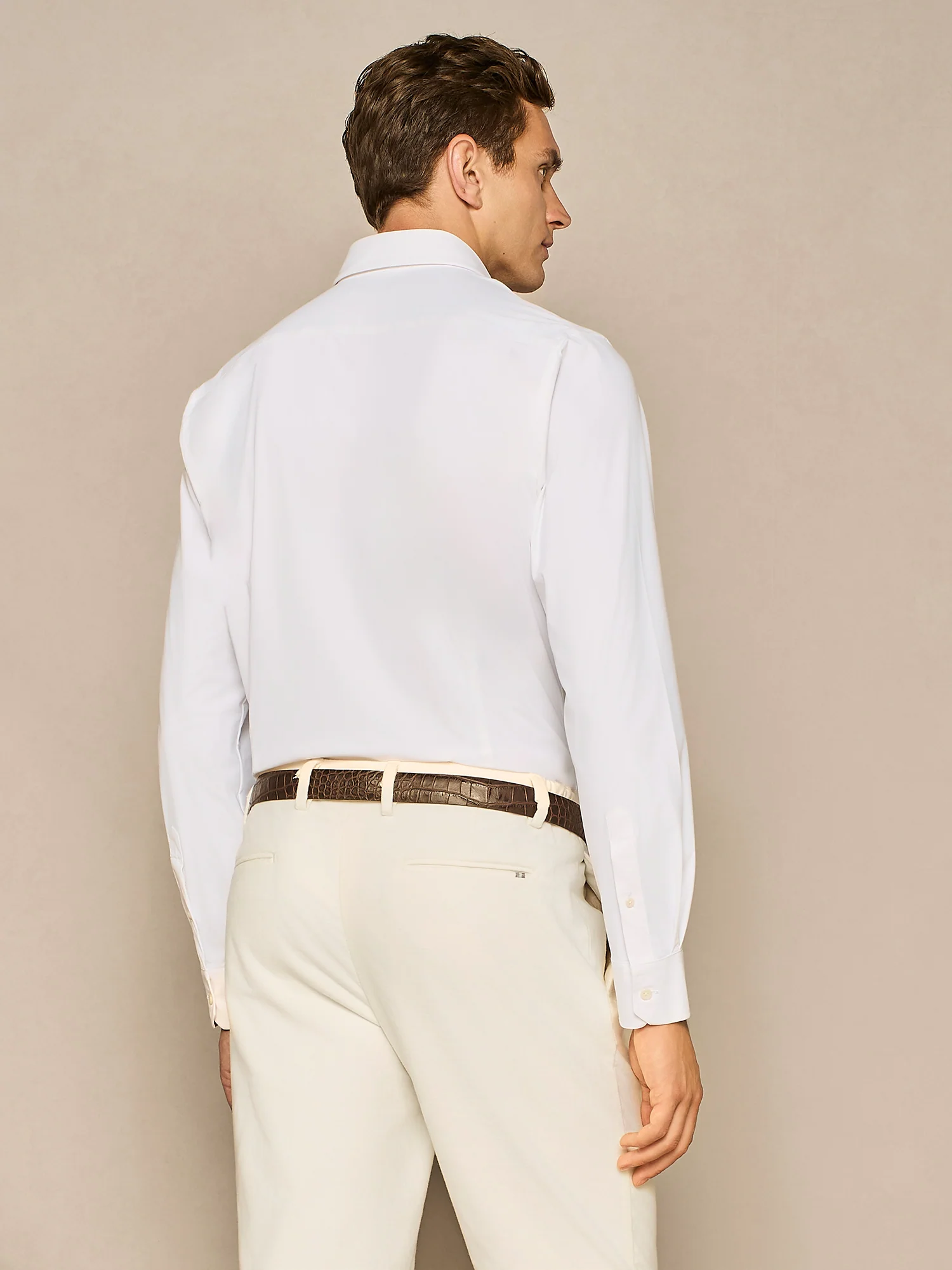 Camicia jersey tecnico bianca - Image 4
