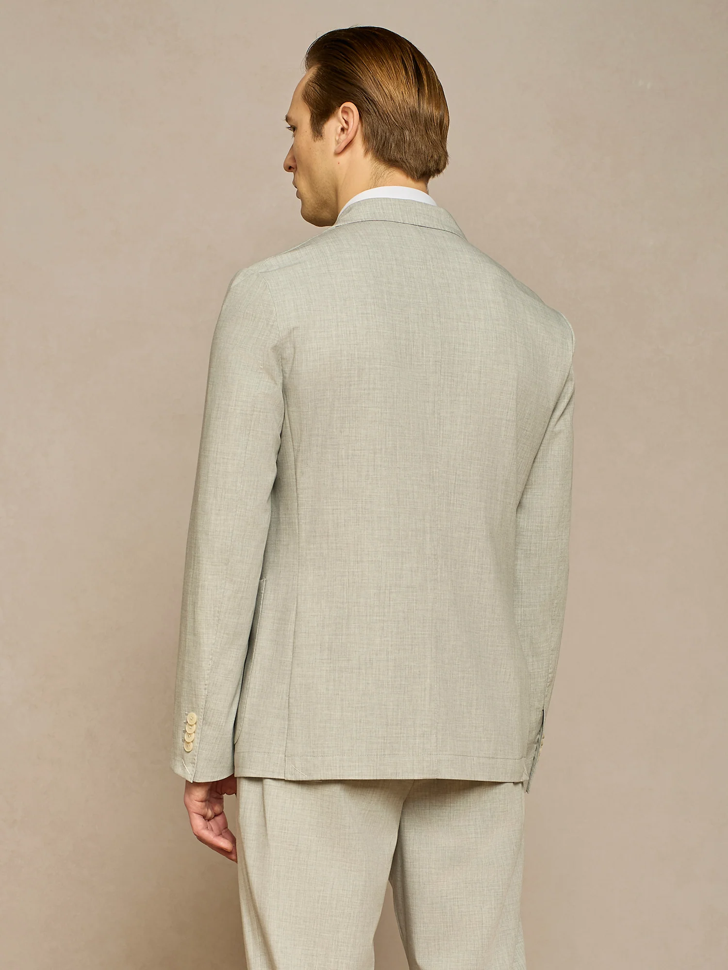 Giacca monopetto grigio chiaro - Image 4