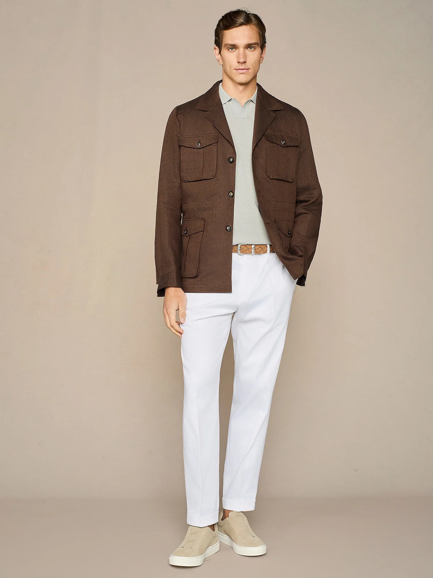Polo in maglia piquet cloud - Image 5
