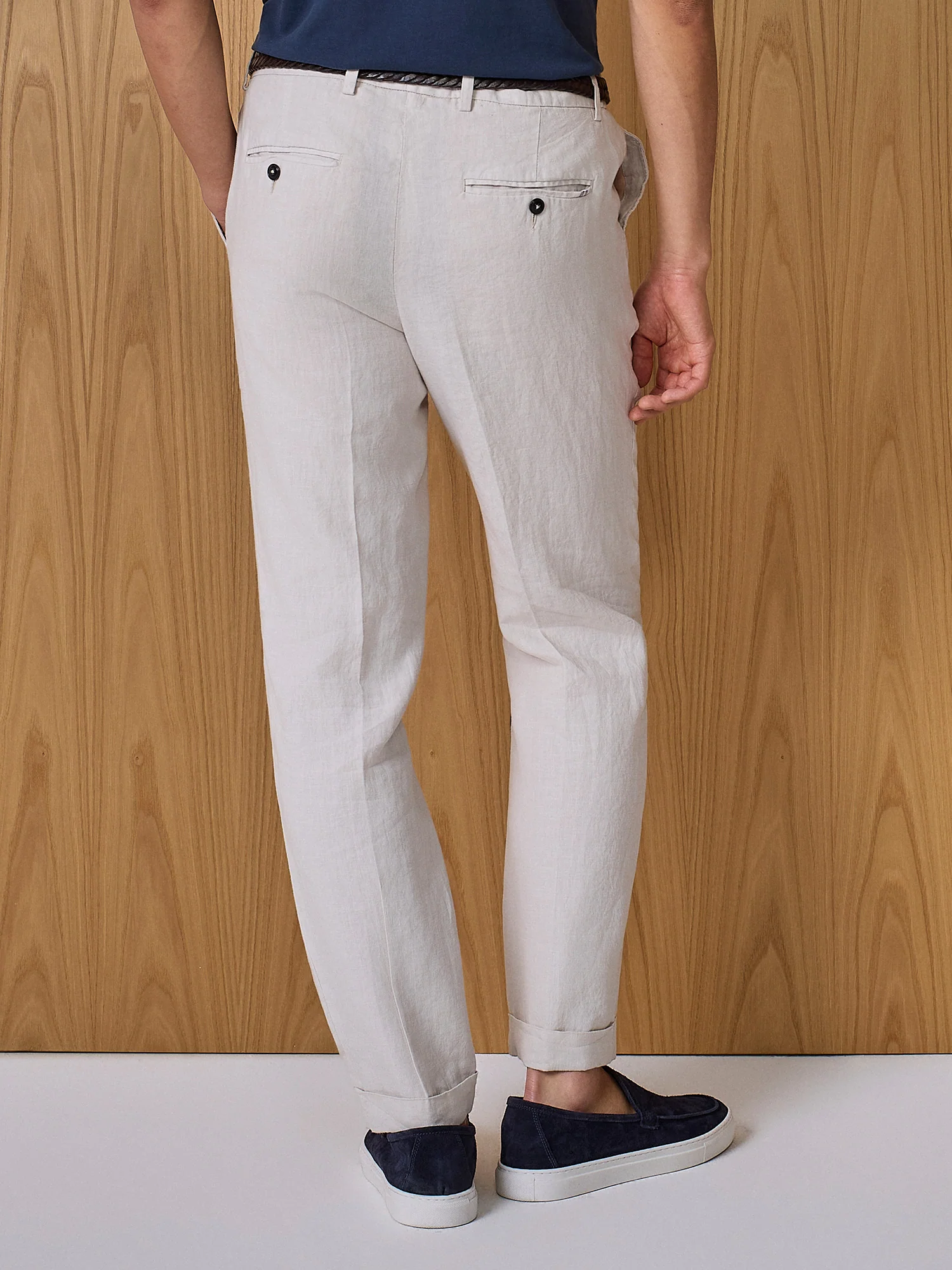 Pantalone in lino burro - Image 4