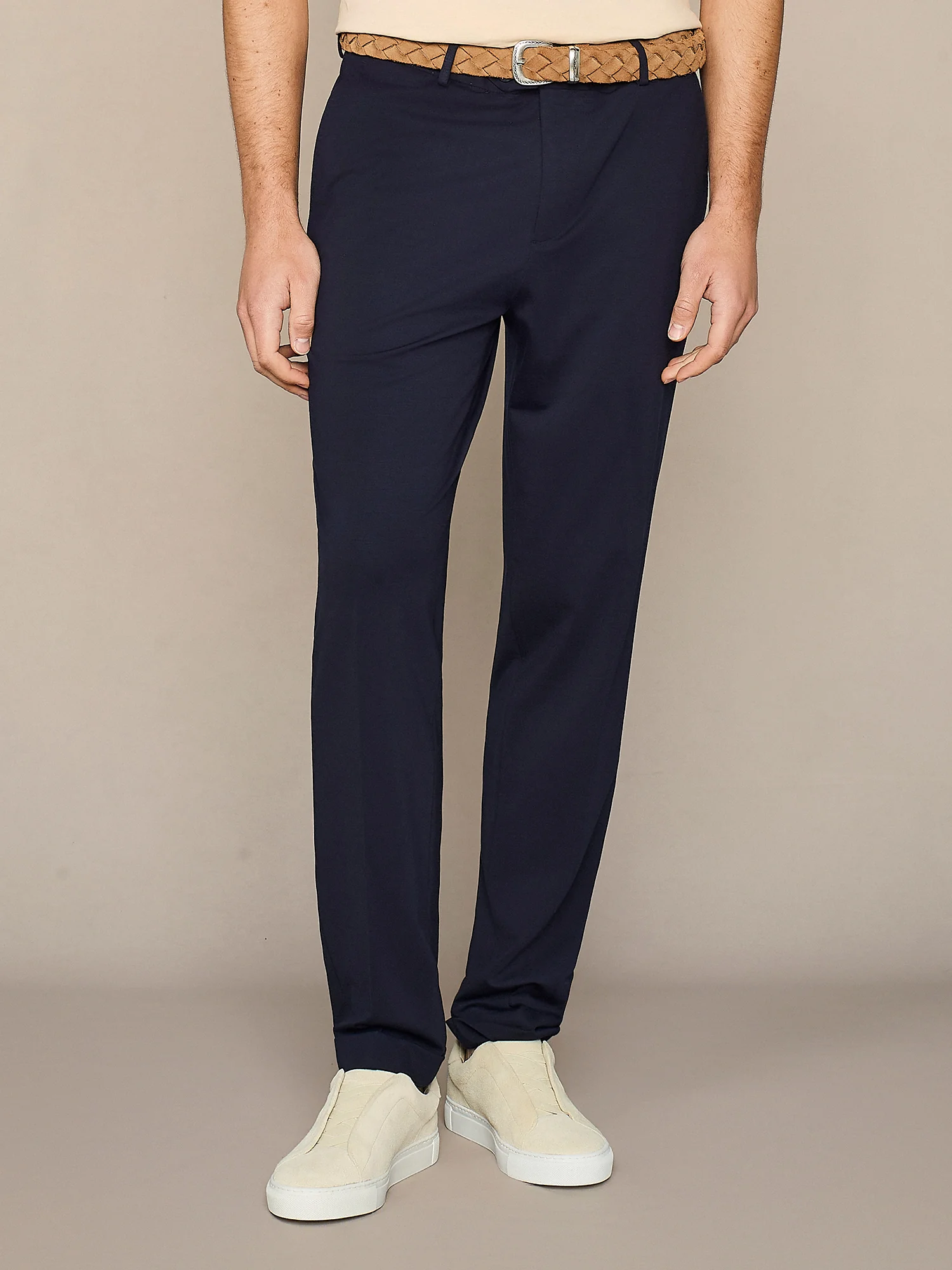 Pantalone jersey blu navy - Image 2