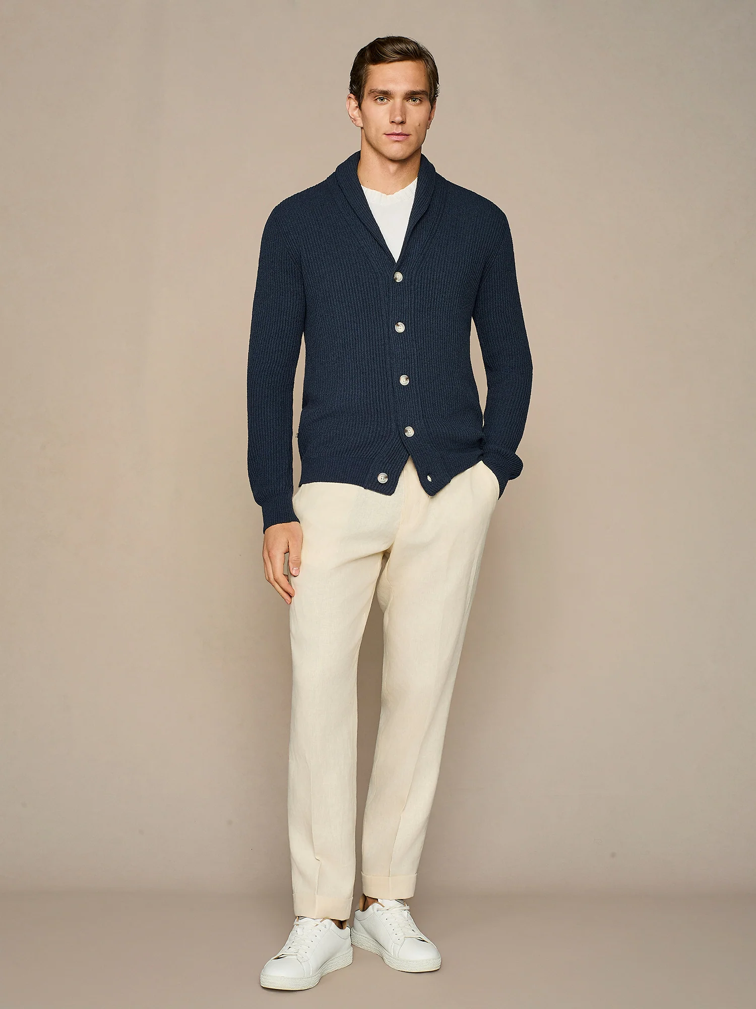 Pantalone lino apricot - Image 5