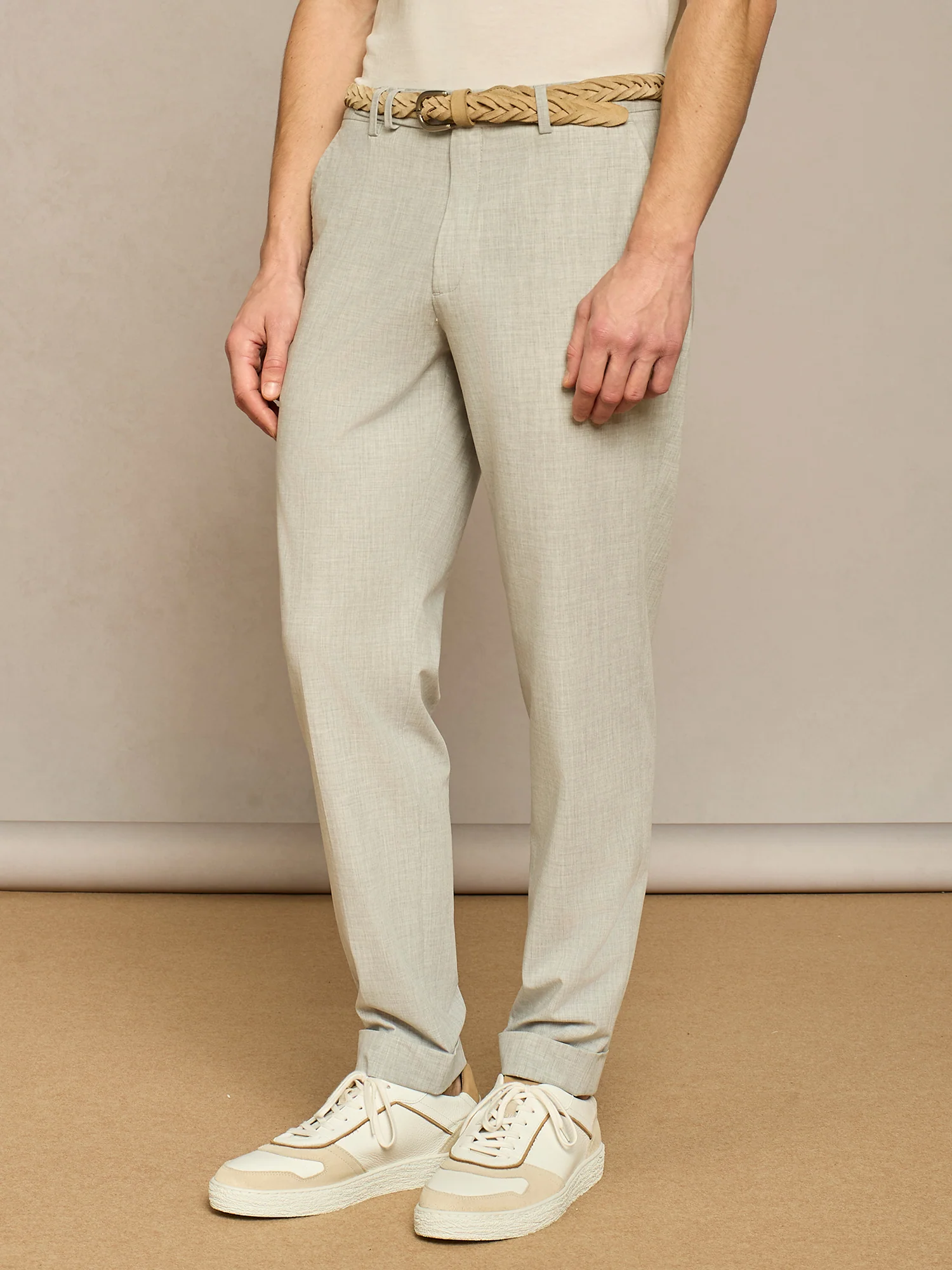 Pantalone sartoriale grigio chiaro - Image 3