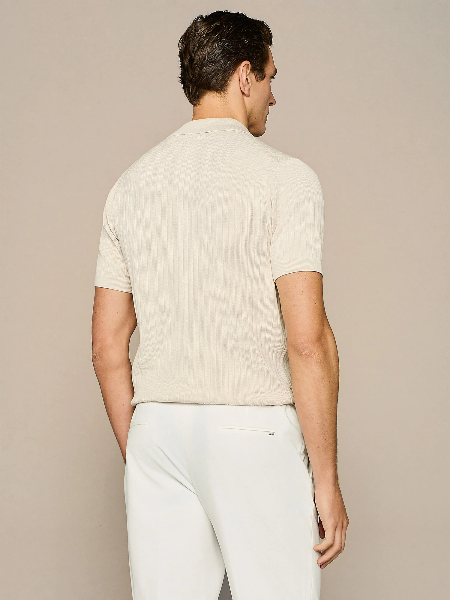 Polo in maglia burro - Image 4