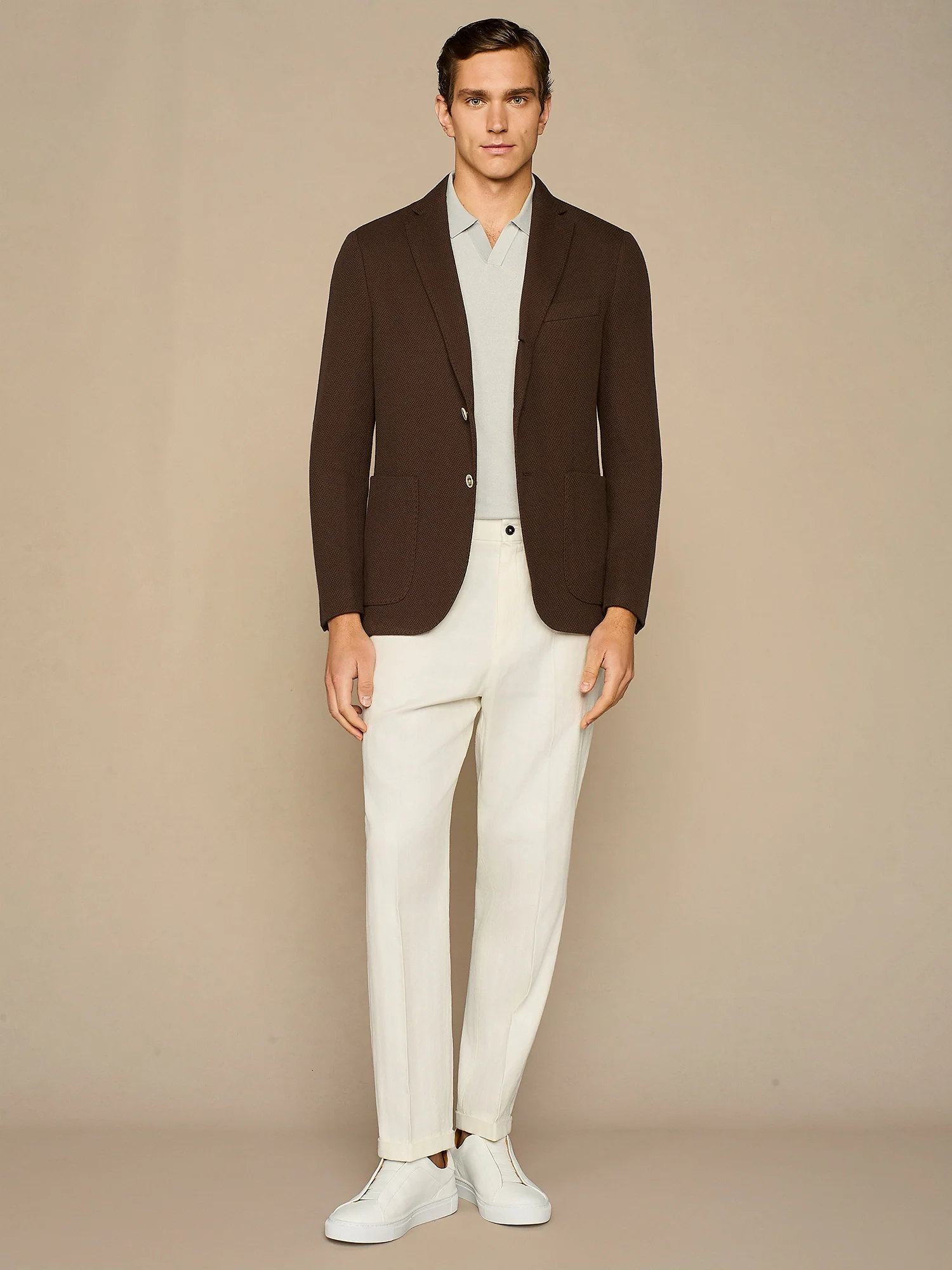 Polo in maglia piquet cloud - Image 5