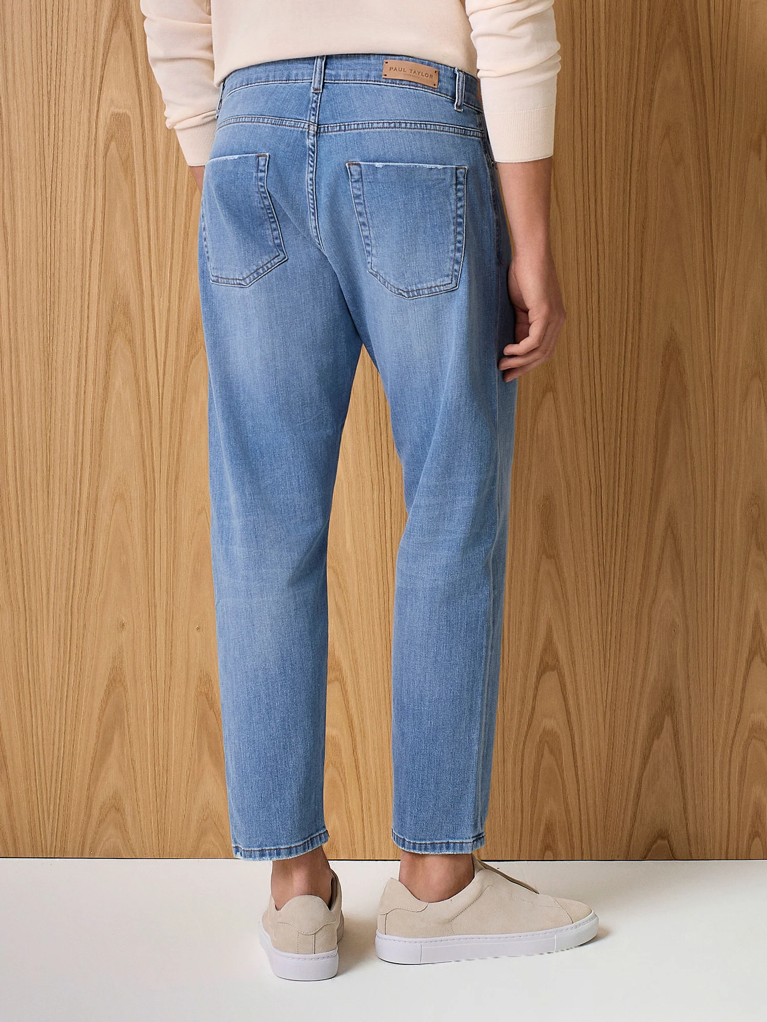 Pantalone denim cinque tasche blu - Image 4