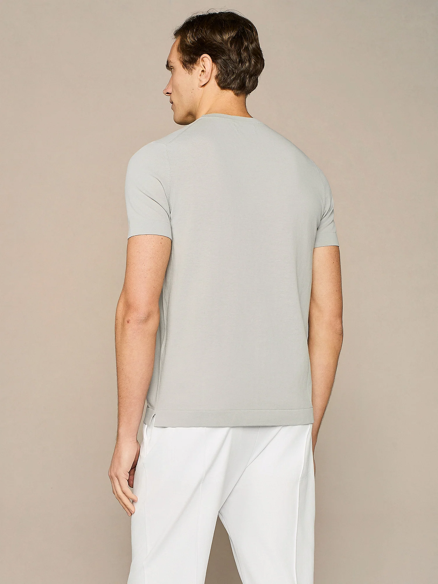 T-shirt crepe in maglia cloud - Image 4