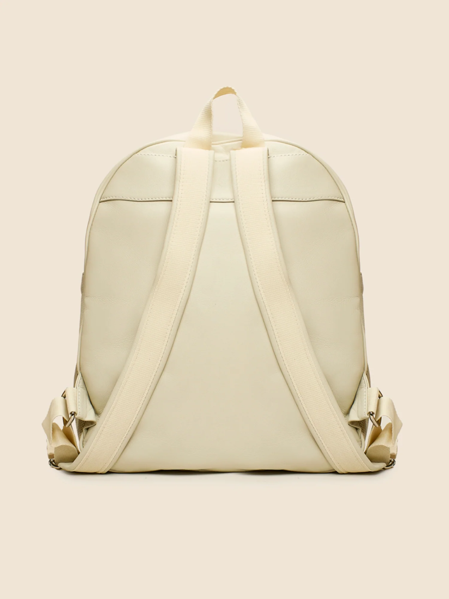 Zaino in vitello traforato light beige - Image 3